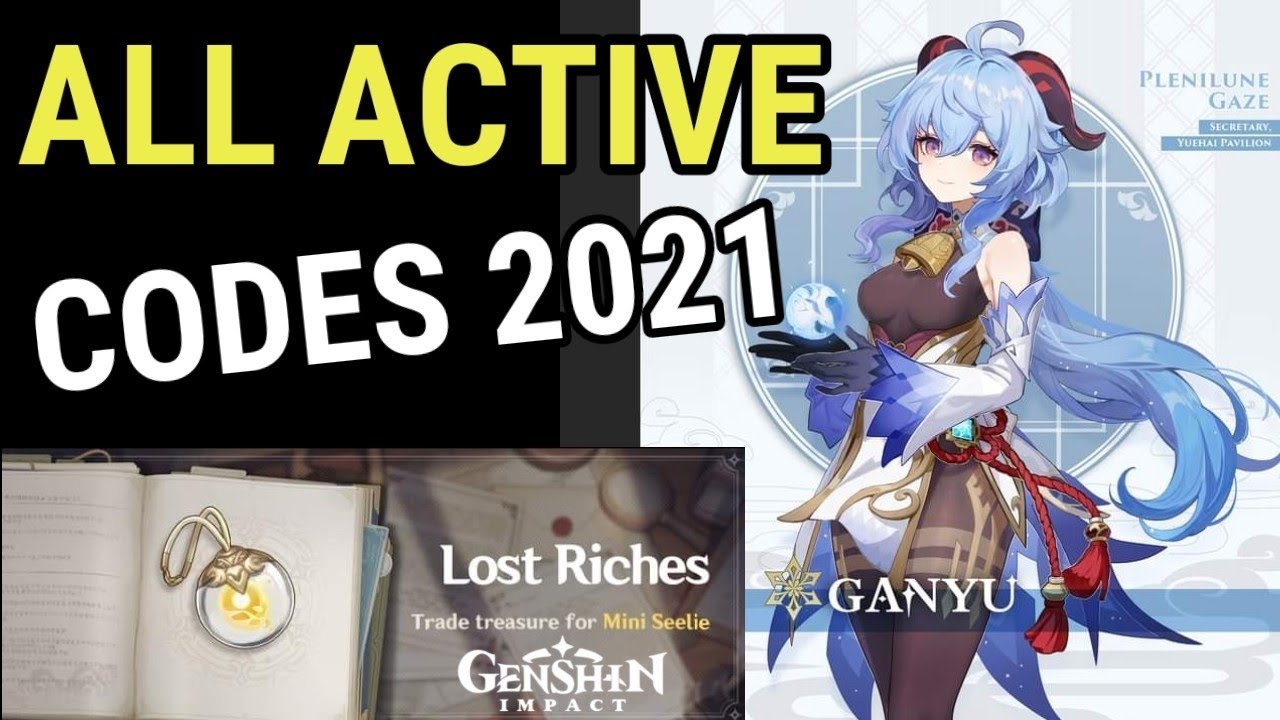 Genshin Impact All Active Codes January 06 2021 I All Working Redeem Codes In Genshin Impact 2021 Youtube
