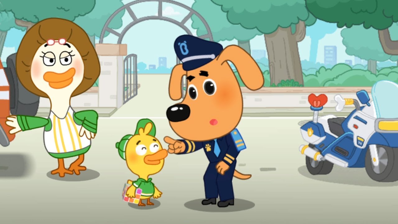 Sheriff Labrador's Safety Tips #8 - Learn About Travel Safety and Food Safety - Babybus Games