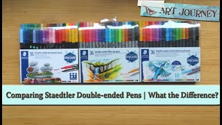 Staedtler vs Staedtler | 3001, 3187, 3200 Double-Ended Design Journey Pens - What's the Difference?