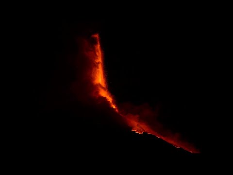 Mount Etna live eruption 24-02-2021