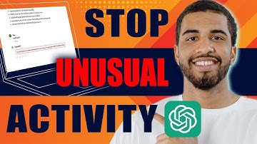 Unusual Activity Has Been Detected From Your Device in ChatGPT (Easy Fix, 2025)