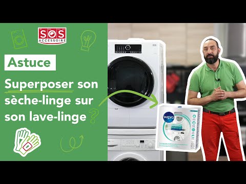 Superposer sa machine à laver et son sèche-linge : mode d'emploi