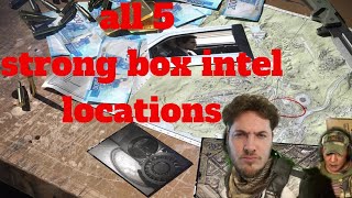 All 5 intel locations on operation strongbox in spec ops