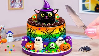 Special Episode Cake Decorating Asmr Halloween Miniature Rainbow Cake Cake In Wonderland