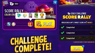 Color crush solo challenge✅|1625 points score rally solo challenge|match master