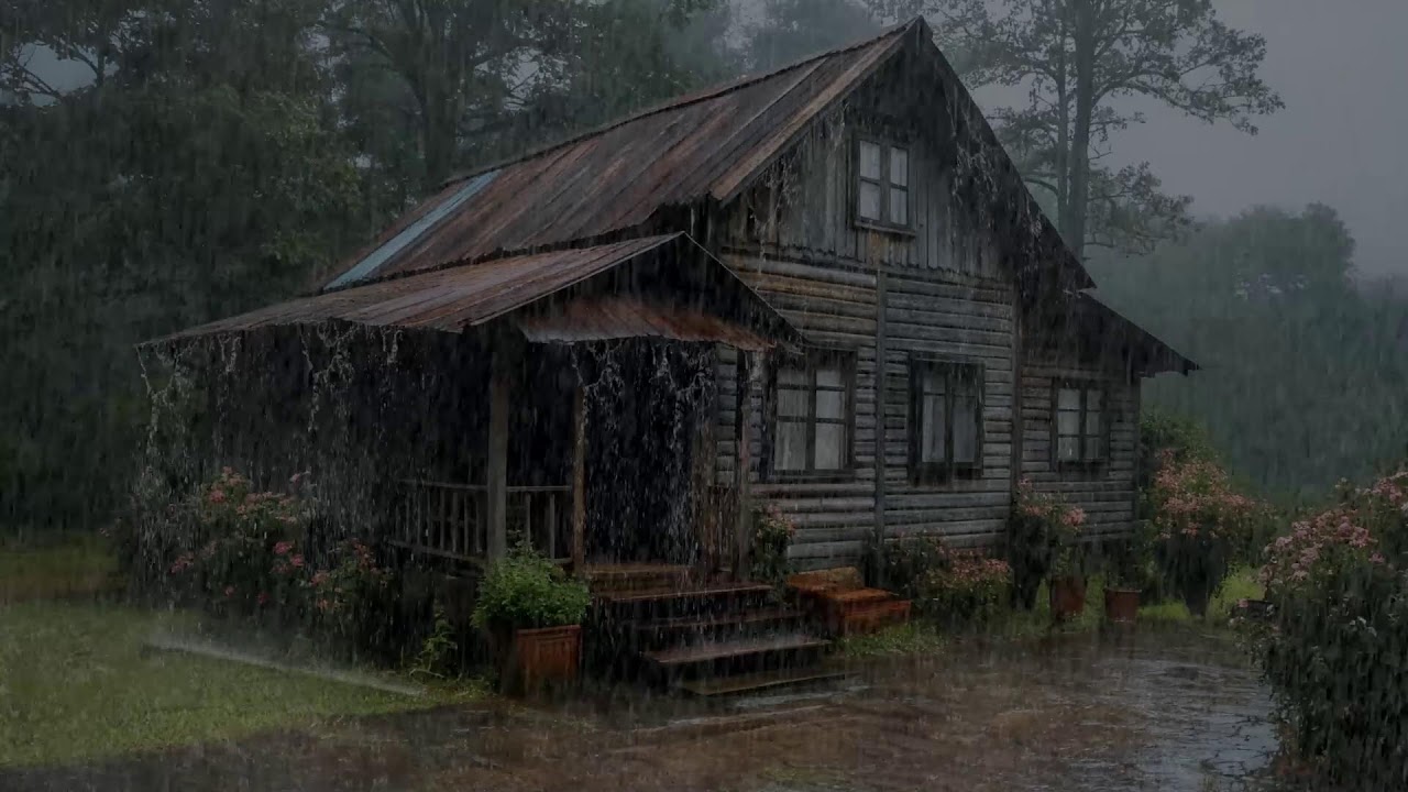 Rain sounds relieving anxiety and stress while enhancing deep sleep and calm recovery