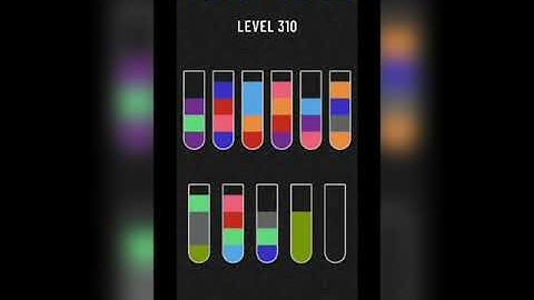 Water sort puzzle level 310