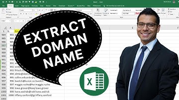 extract domain name from email address in excel