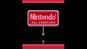 All Nintendo console startups