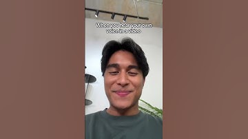 When you hear your own voice in a video #shortsfeed #funny