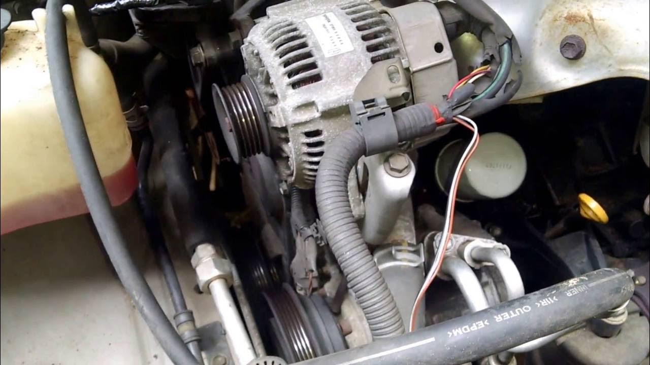 Как снять генератор тойота камри 30 1997 Toyota Camry power steering belt replacement - YouTube