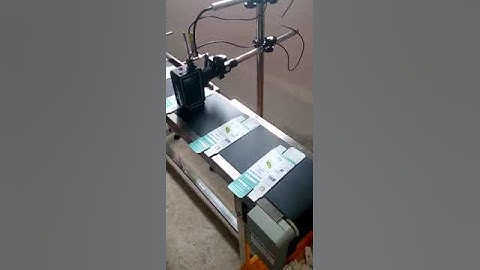 Very Affordable Automatic MRP, Date, Serial Number, Batch Coding machine on boxes