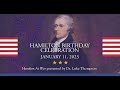 Luke Thompson - Hamilton at War | Happy Birthday Hamilton 2023