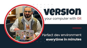 Version your computer with dotfiles using git including all your config and apps