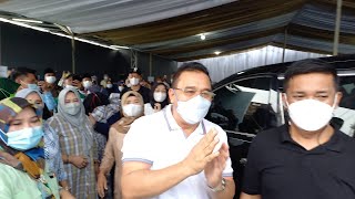 Kedatangan Mantan Wali Kota Tasikmalaya  H Budi Budiman Di Kediaman Disambut Antusias Warga