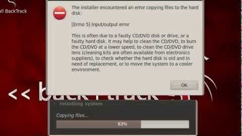 Backtrack 5 R3 install problem !