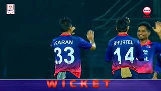 A Brilliant Catch From Kushal Bhurtel