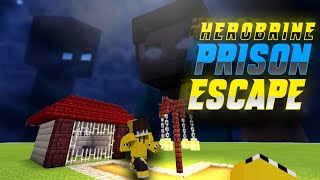 CAN I ESCAPE from HEROBRINE MINECRAFT PRISON | Minecraft Herobrine challenge V 1.16