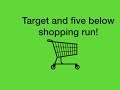 Target and Five Below shopping run vlog