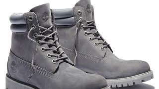 Unboxing a Brand New Timberland Premium 6 Inch Waterproof boot Dark Grey Nubuck For A Steal!