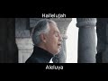 Andrea Bocelli - Hallelujah (Subtitulada en español)