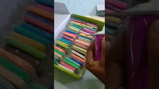 Oytra 50 colours polymer clay unboxing #unboxing #shorts #polymerclay screenshot 5