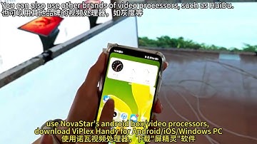 How to achieve synchronized playback on dual LED displays with a single video processor