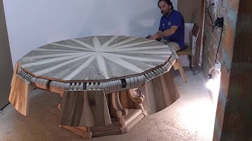 round expanding table round table expanding table