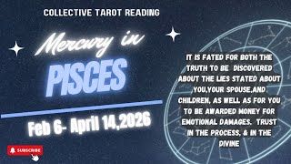 Download Lagu MERCURY IN ♓ FEB 6- APRIL 14,2026.Courts Re-examining Everything An Ex \u0026 Group Submitted About You MP3