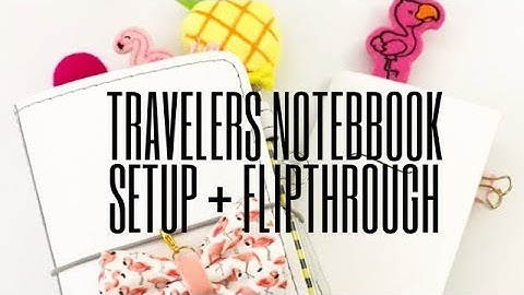 Pocket Size Travelers Notebook Set Up [Foxy Fix no.2 + Mommy Lhey]