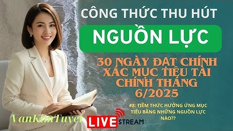 #8 TIỀM THỨC HƯỞNG ỨNG MỤC TIÊU BẰNG CÁC NGUỒN LỰC NÀO?/SMTT/LHD