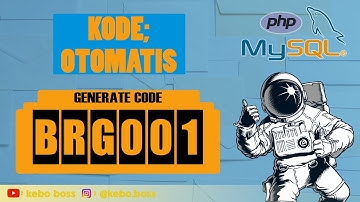 CARA MUDAH MEMBUAT KODE OTOMATIS MENGGUNAKAN PHP MYSQLI