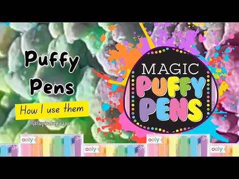 Magic Puffy Pens - How To use them!