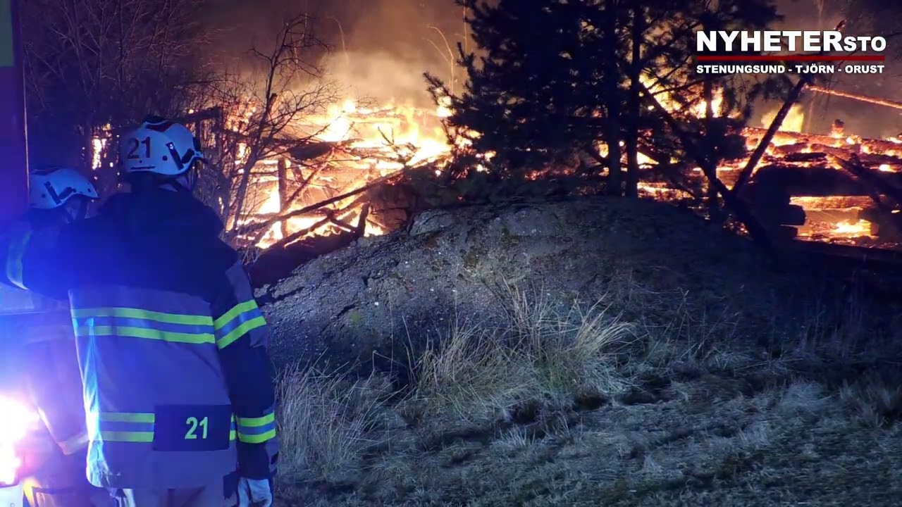 2022-03-17 Ladugård övertänd - Går inte att rädda