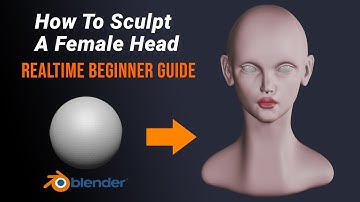 How To Sculpt A Female Head - Blender Beginner Guide