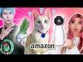 🔥OURFIRE Testing WEIRD CAT PRODUCTS from AMAZON! *funny reactions*