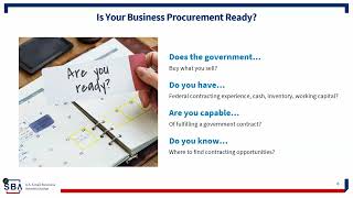 SBA Federal Contracting Certifications