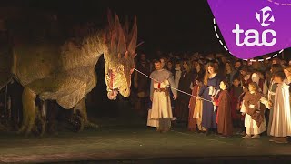 🟣​ La Llegenda de Sant Jordi i la Princesa. Setmana Medieval Montblanc. 2023