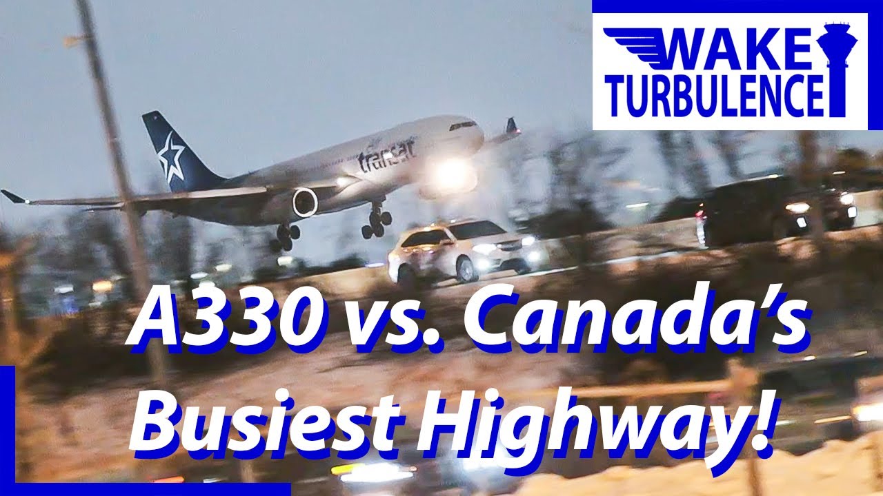 A330 Races the Highway! | Toronto Pearson (YYZ) Planespotting - YouTube