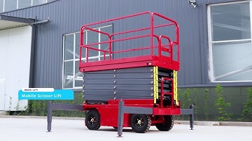 MORN LIFT Product Display --- Mobile Scissor Lift