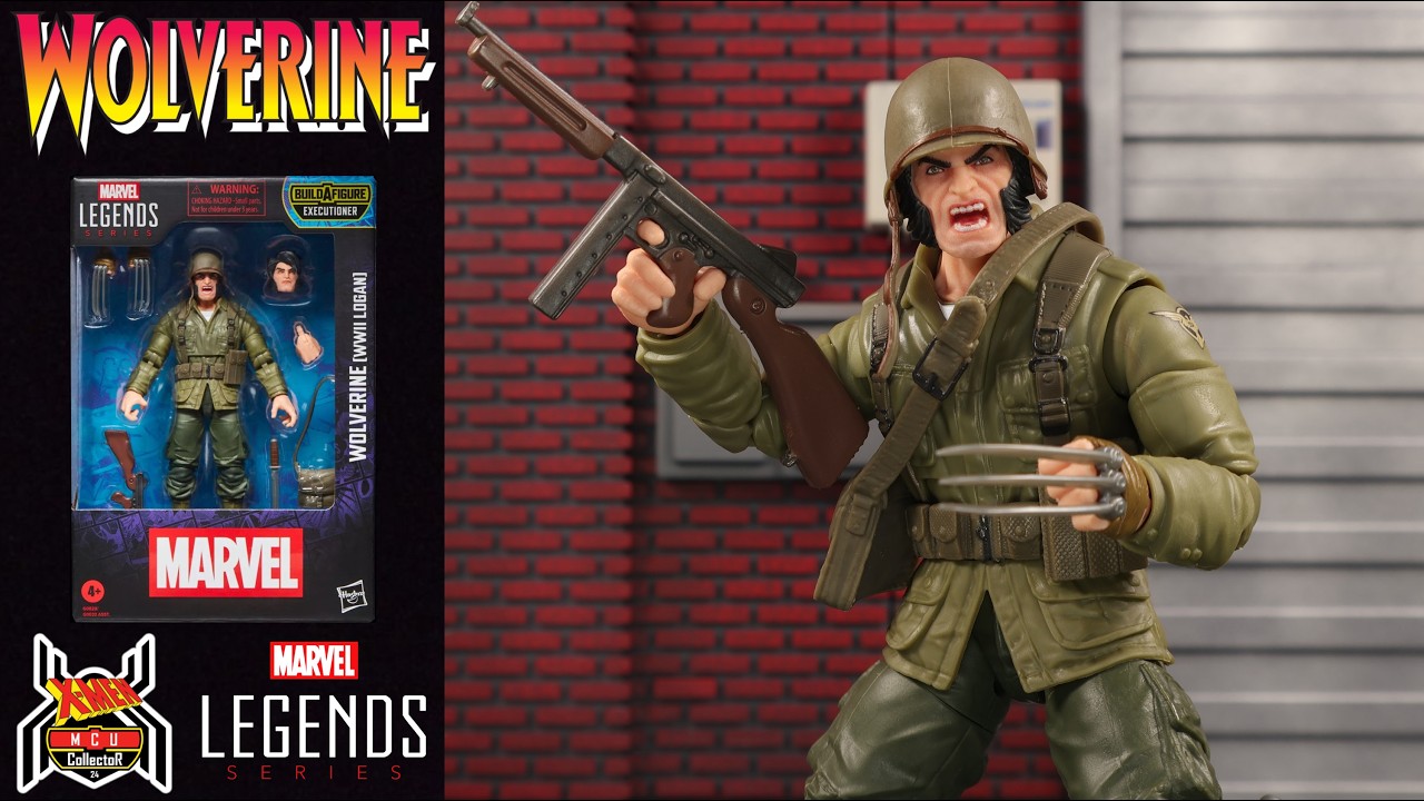 Marvel Legends WOLVERINE (WWII LOGAN) X-Men Executioner BAF Wave