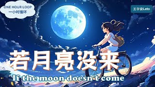 ♬一小时单曲循环/ONE HOUR LOOP♬【若月亮没来 - 王宇宙】IF THE MOON DOES NOT COME - LETO/ Chn, Pinyin, English Lyrics