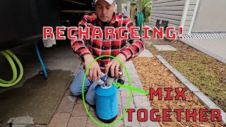 How To Recharge An RV Water Softener!