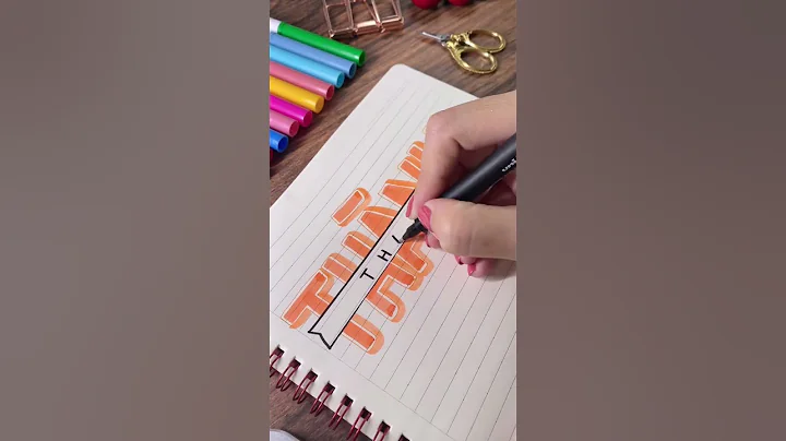 💁‍♀️Cách Viết Tên Và Tiêu Đề Với  Highlighter Pen 🥰🥰🥰#Highlighter #Calligraphy #shorts
