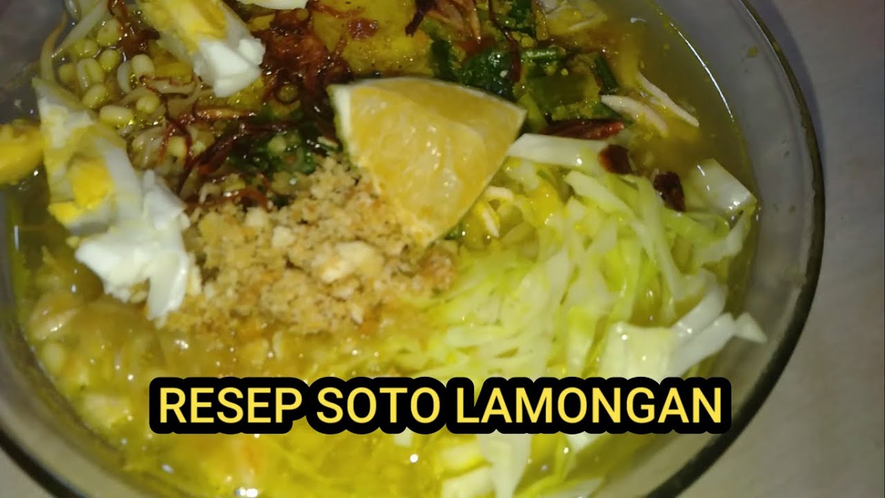 CARA MEMBUAT SOTO LAMONGAN YouTube CARA MEMBUAT SOTO LAMONGAN YouTube