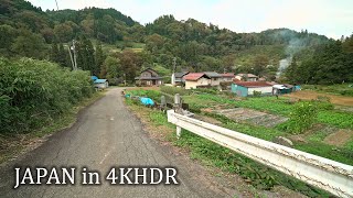 4K・ Spiders village Ogawa of Nagano・4K HDR