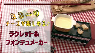 とろ～り濃厚なラクレットが自宅で楽しめる【レコルト　ラクレット＆フォンデュメーカー】