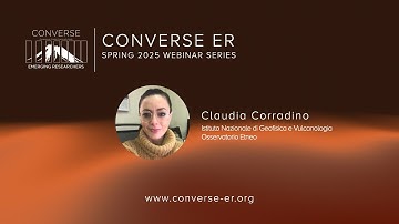 CONVERSE ER Spring 2025 Webinar Series with Claudia Corradino