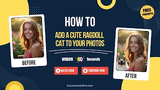 How to Add a Ragdoll Cat to Your Photos With AI (Under 60s) - Expression Editor AI Tutorial screenshot 3