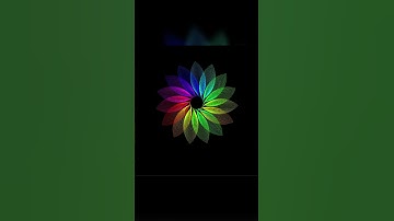 Rainbow Flower Python Turtle Program | #shorts | Code Else
